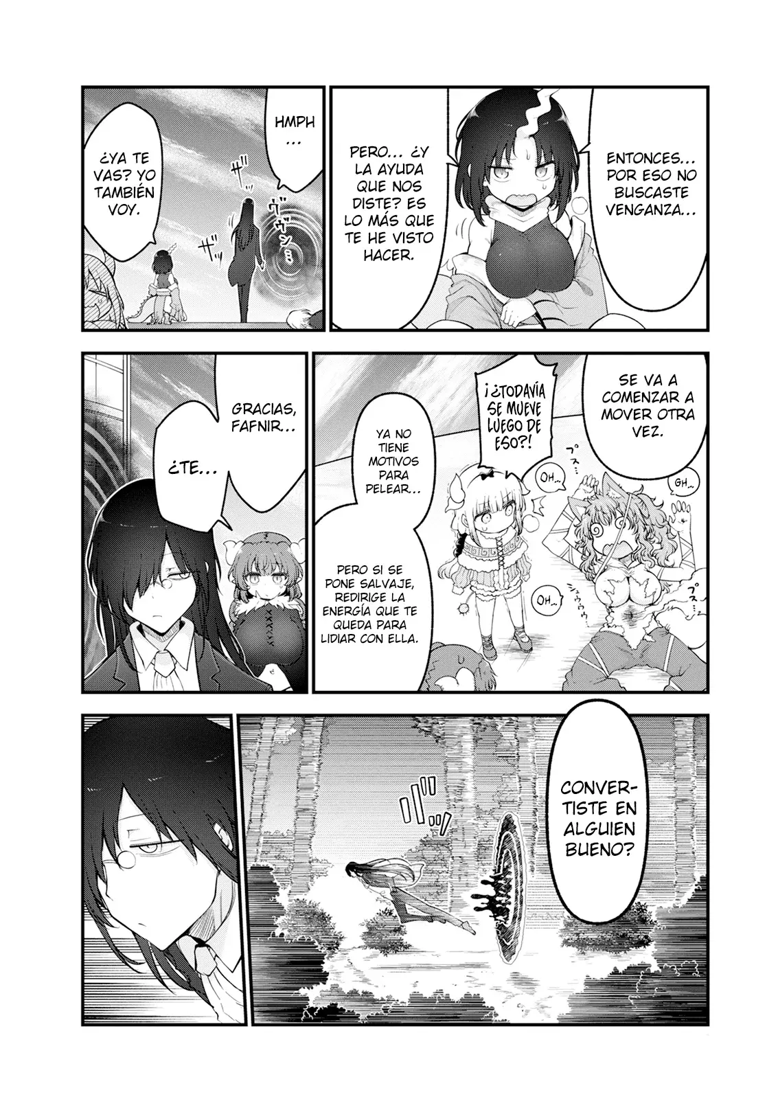 Kobayashi-san Chi no Maid Dragon Capítulo 150 - Página 12 en español