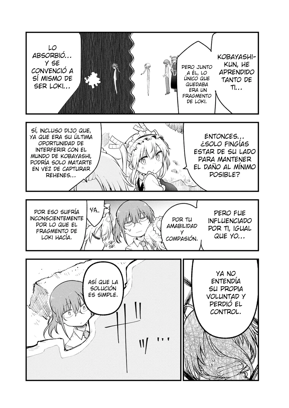 Kobayashi-san Chi no Maid Dragon Capítulo 150 - Página 15 en español