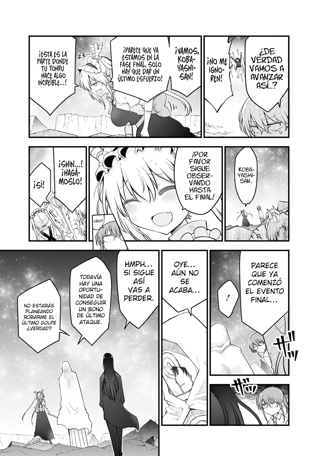 Kobayashi-san Chi no Maid Dragon Capítulo 150 - Página 17 en español