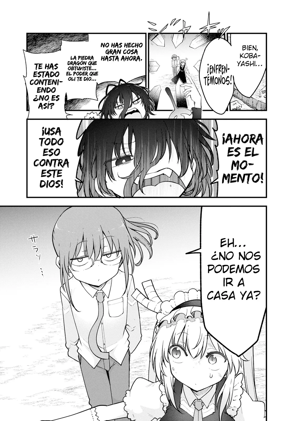 Kobayashi-san Chi no Maid Dragon Capítulo 150 - Página 3 en español