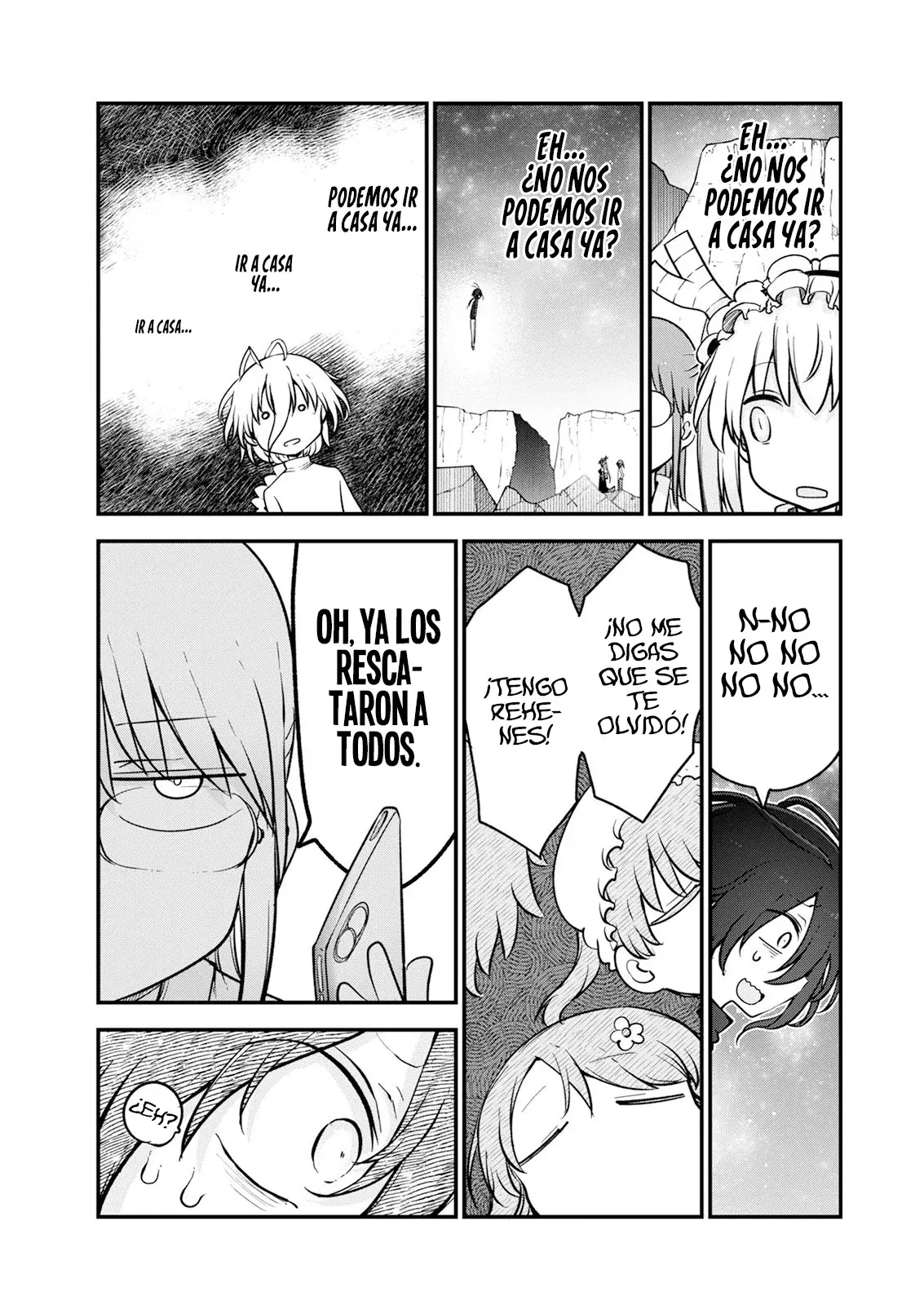 Kobayashi-san Chi no Maid Dragon Capítulo 150 - Página 4 en español