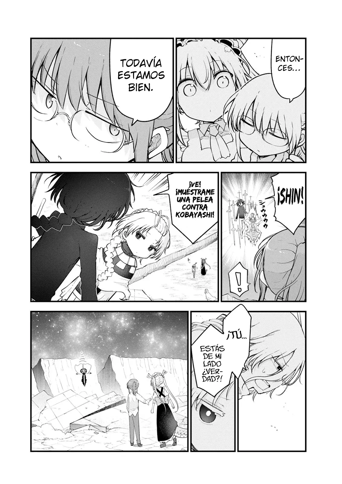 Kobayashi-san Chi no Maid Dragon Capítulo 150 - Página 7 en español