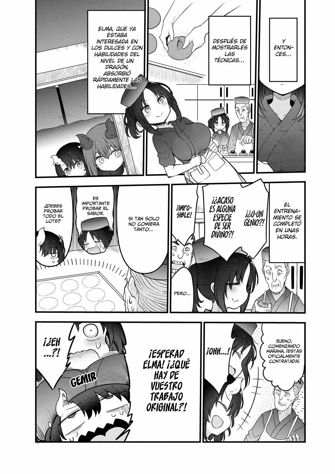 Kobayashi-san Chi no Maid Dragon Capítulo 154 - Página 12 en español