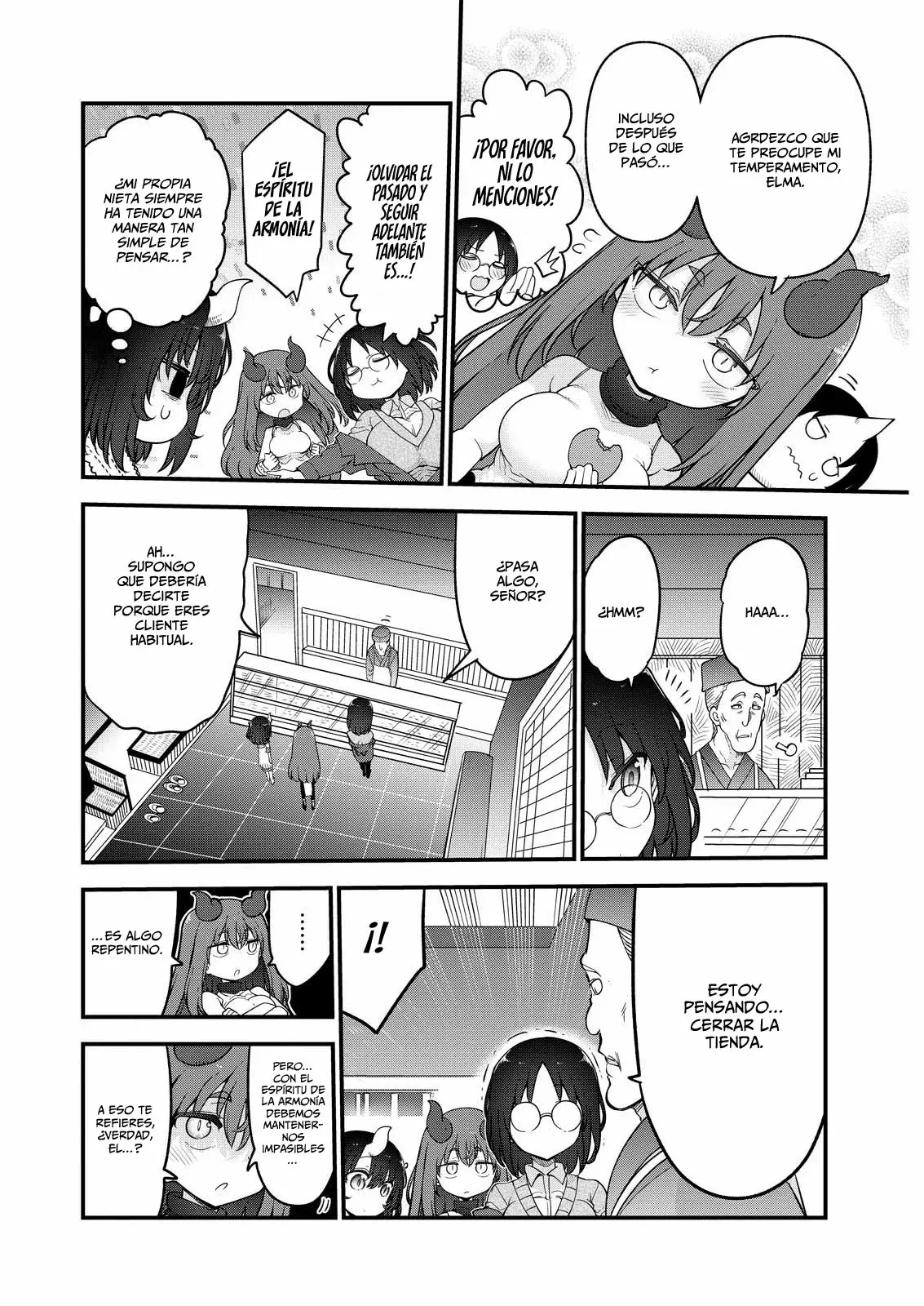 Kobayashi-san Chi no Maid Dragon Capítulo 154 - Página 3 en español