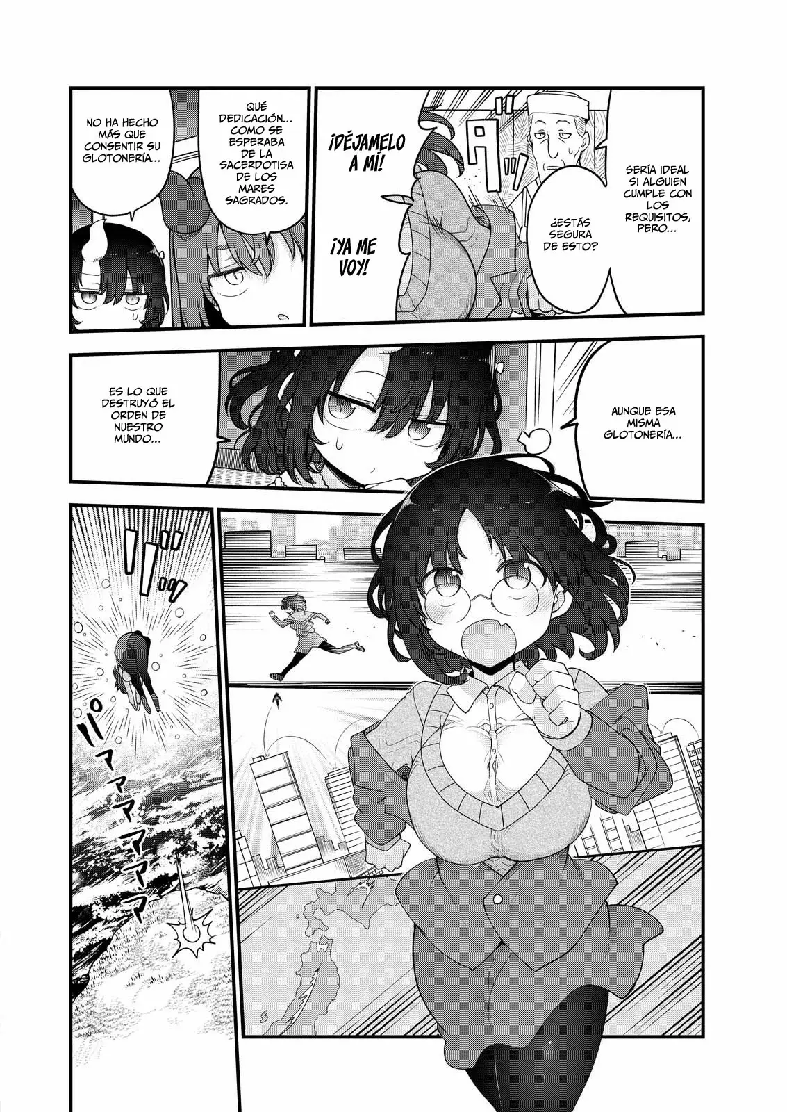 Kobayashi-san Chi no Maid Dragon Capítulo 154 - Página 7 en español