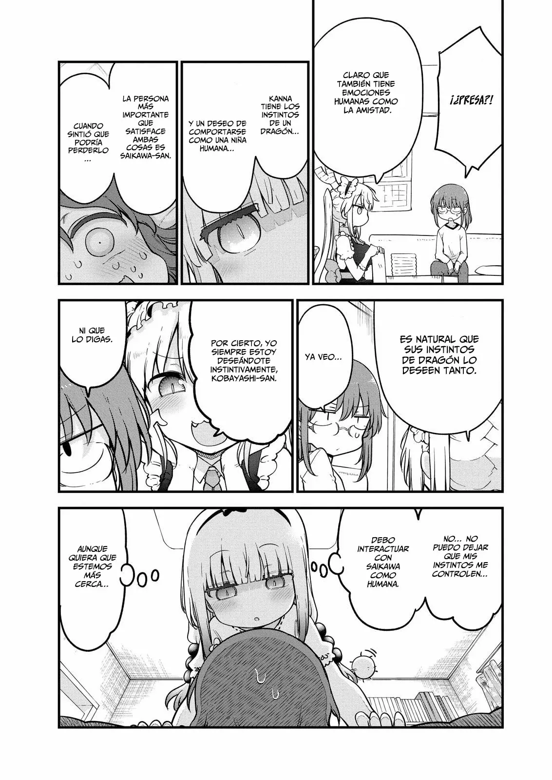 Kobayashi-san Chi no Maid Dragon Capítulo 155 - Página 10 en español