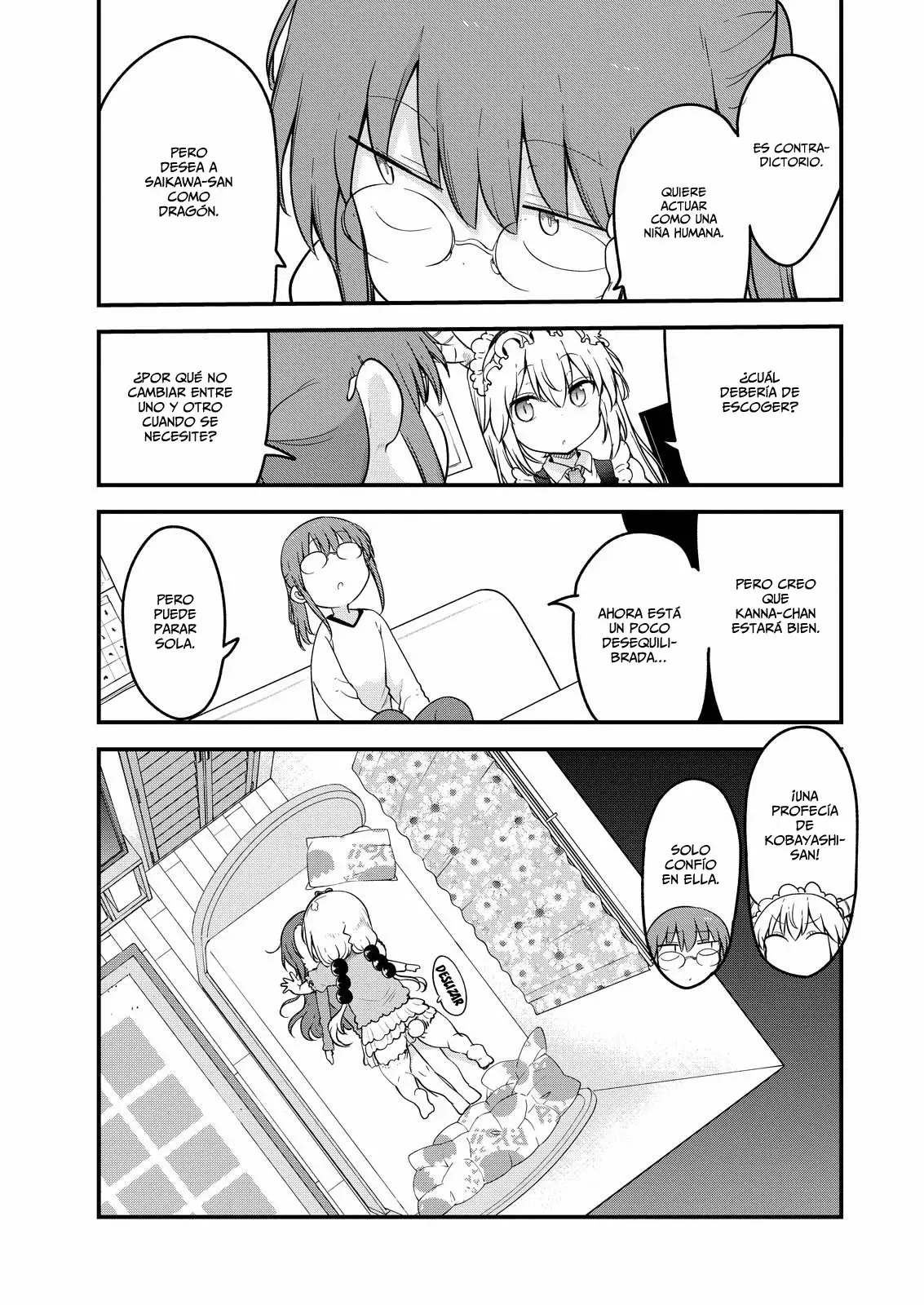 Kobayashi-san Chi no Maid Dragon Capítulo 155 - Página 12 en español