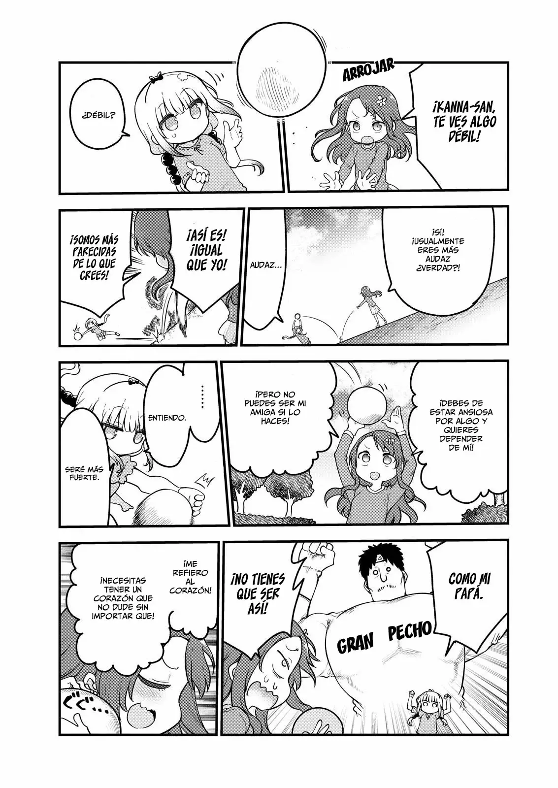 Kobayashi-san Chi no Maid Dragon Capítulo 155 - Página 14 en español