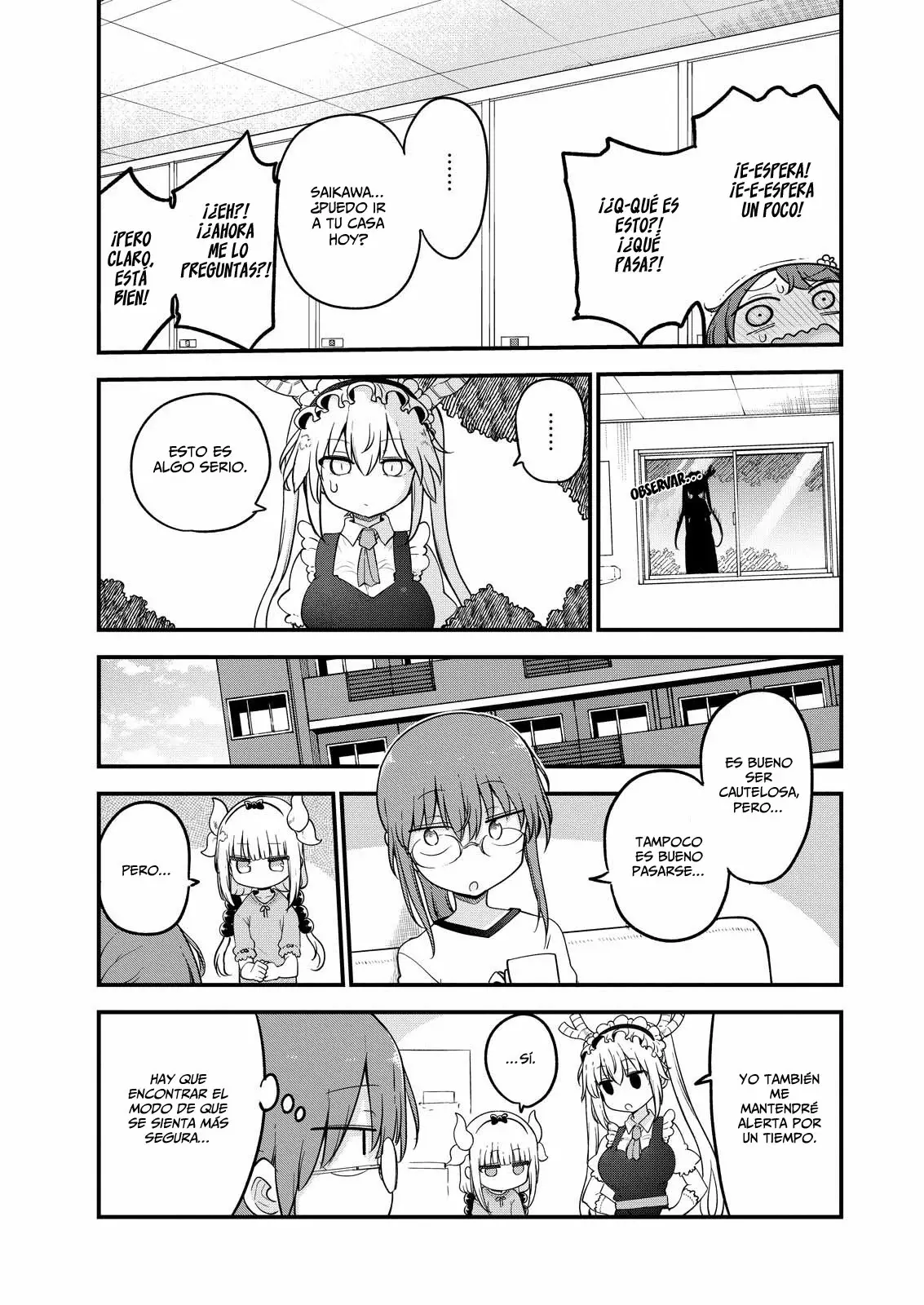 Kobayashi-san Chi no Maid Dragon Capítulo 155 - Página 6 en español