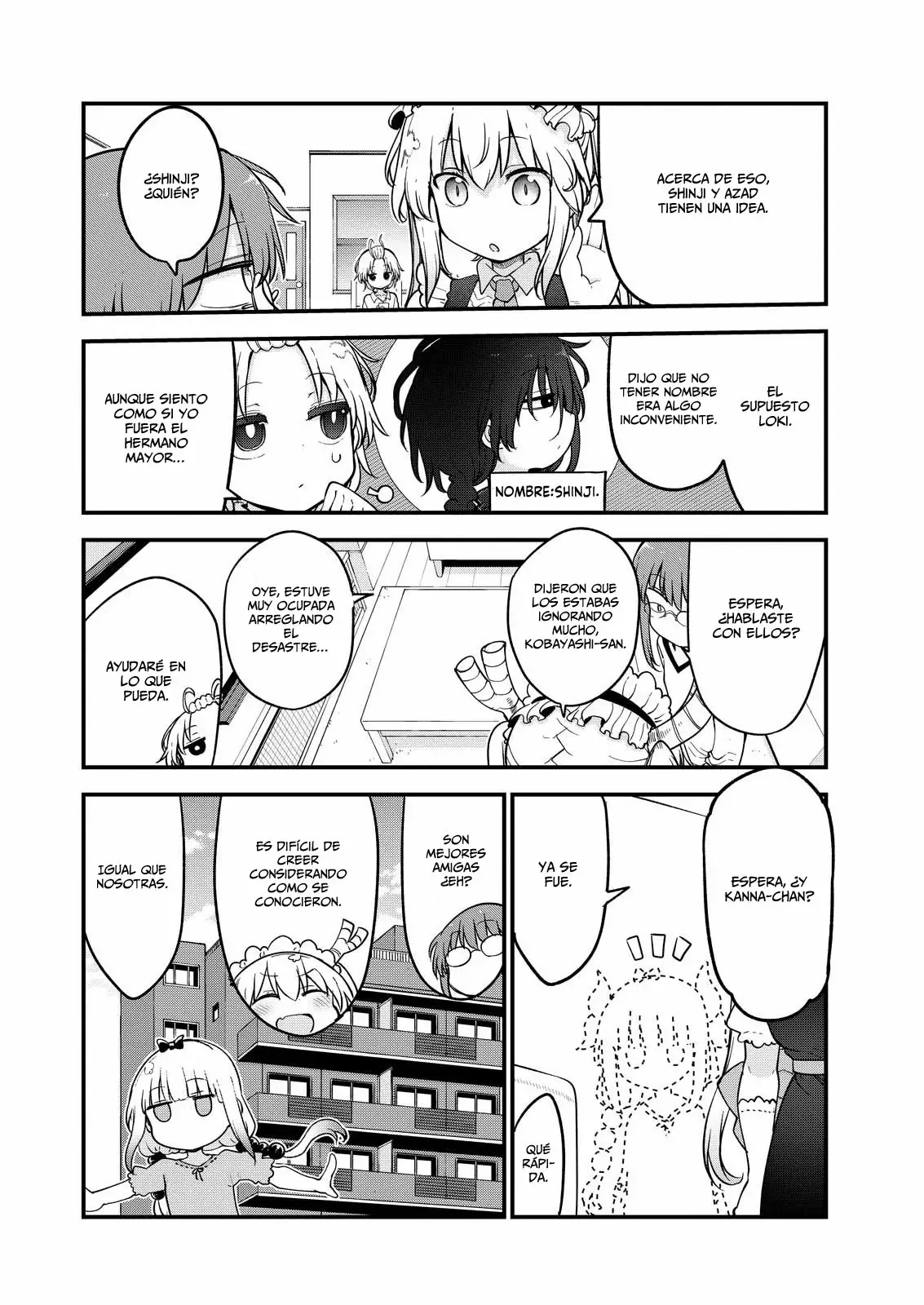 Kobayashi-san Chi no Maid Dragon Capítulo 155 - Página 7 en español