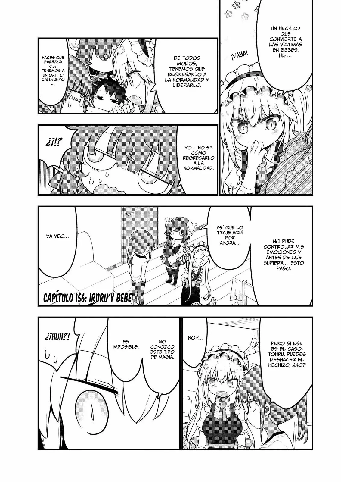 Kobayashi-san Chi no Maid Dragon Capítulo 156 - Página 4 en español