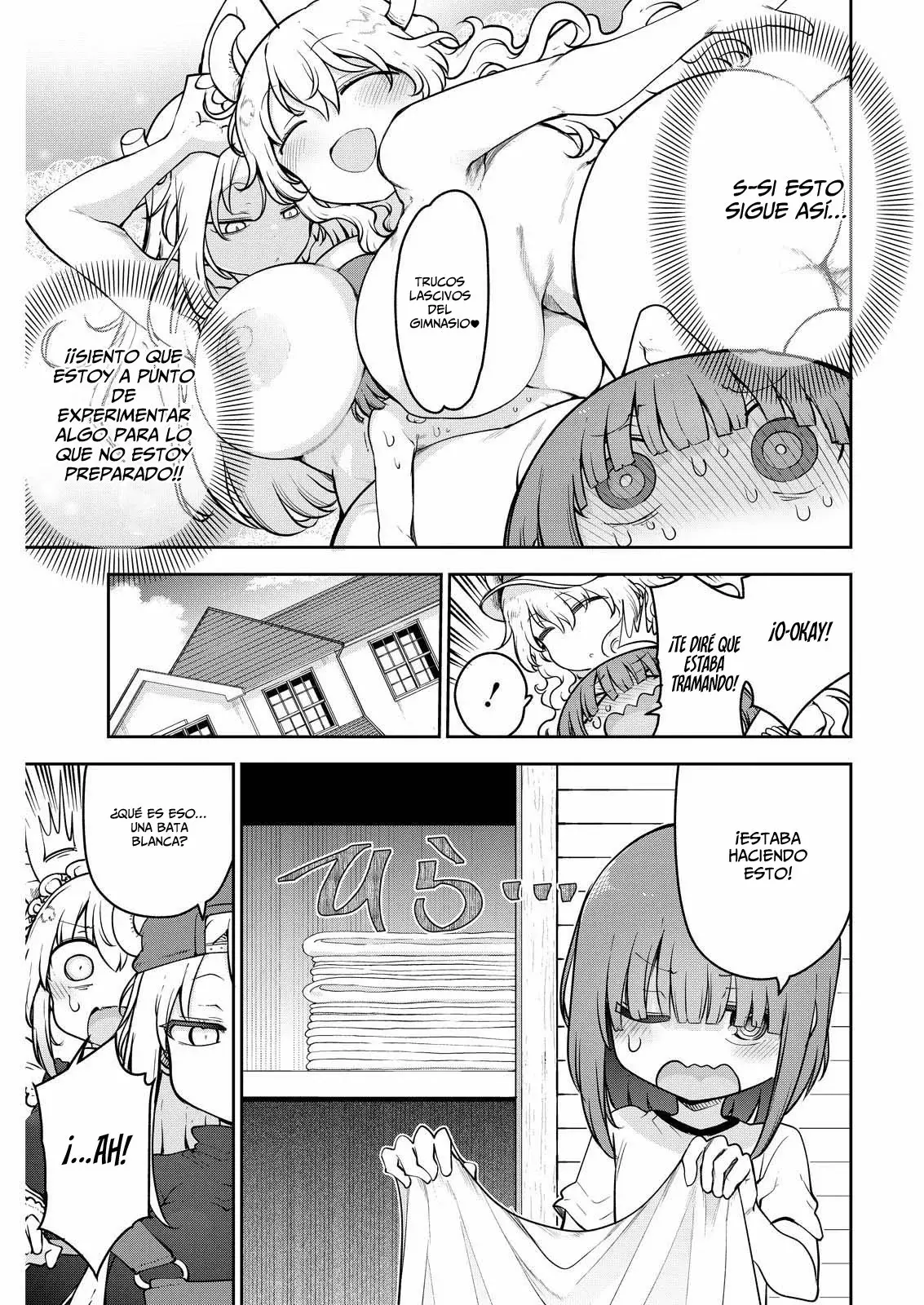 Kobayashi-san Chi no Maid Dragon Capítulo 159 - Página 14 en español