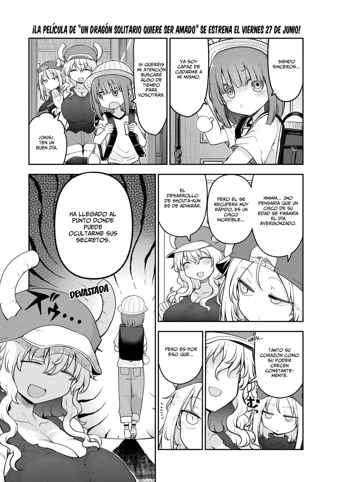 Kobayashi-san Chi no Maid Dragon Capítulo 159 - Página 3 en español