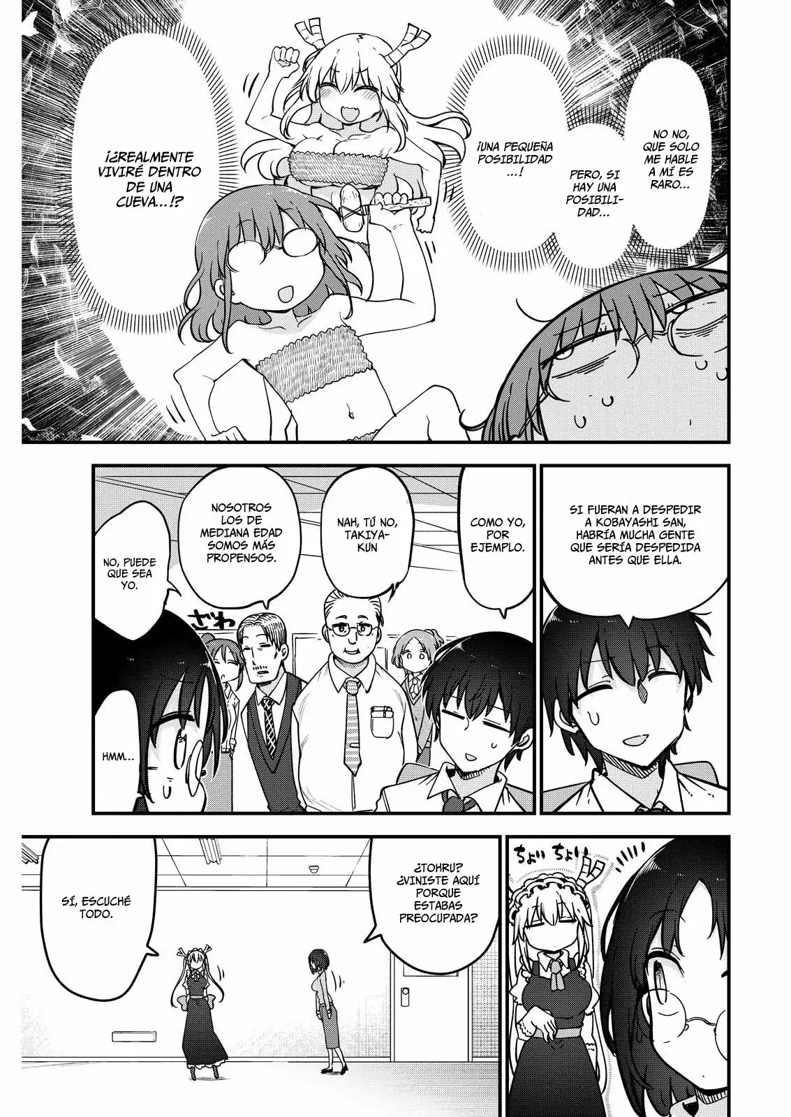 Kobayashi-san Chi no Maid Dragon Capítulo 161 - Página 10 en español