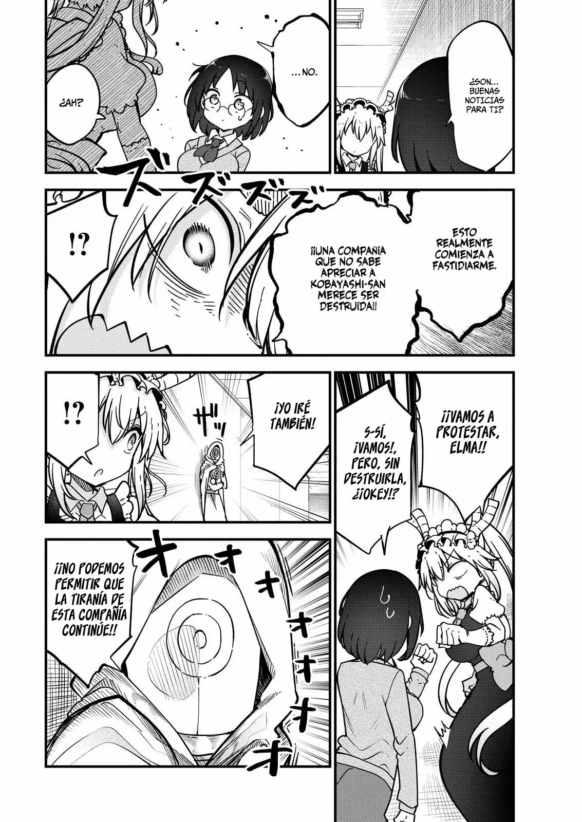 Kobayashi-san Chi no Maid Dragon Capítulo 161 - Página 11 en español