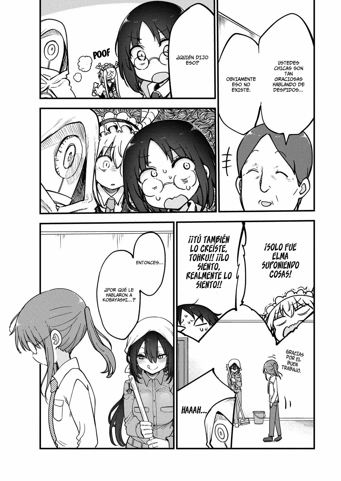 Kobayashi-san Chi no Maid Dragon Capítulo 161 - Página 14 en español