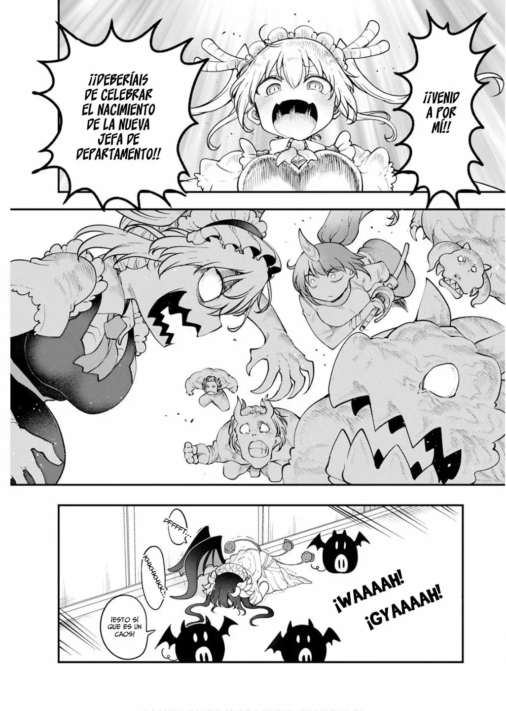 Kobayashi-san Chi no Maid Dragon Capítulo 162 - Página 12 en español
