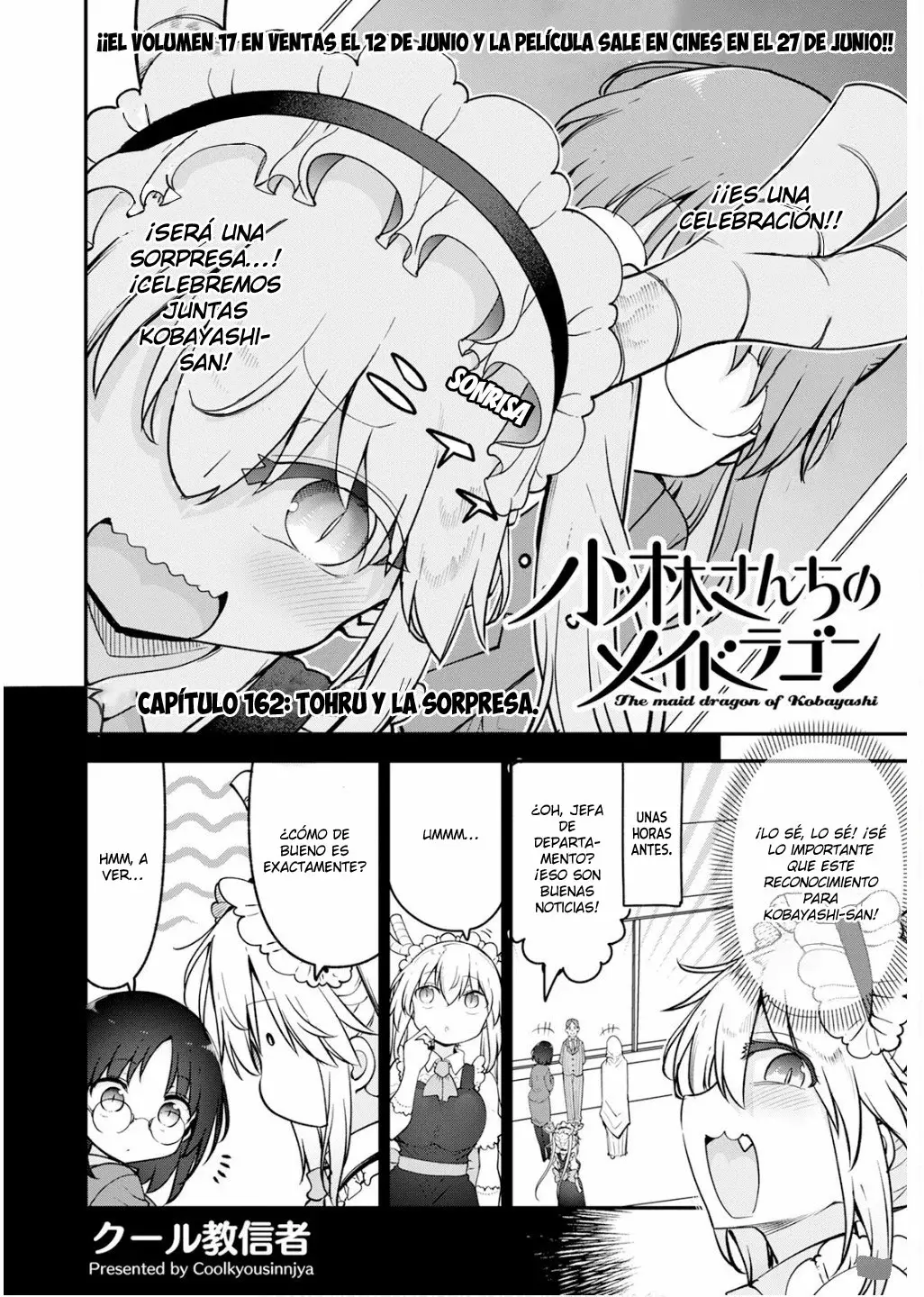 Kobayashi-san Chi no Maid Dragon Capítulo 162 - Página 3 en español