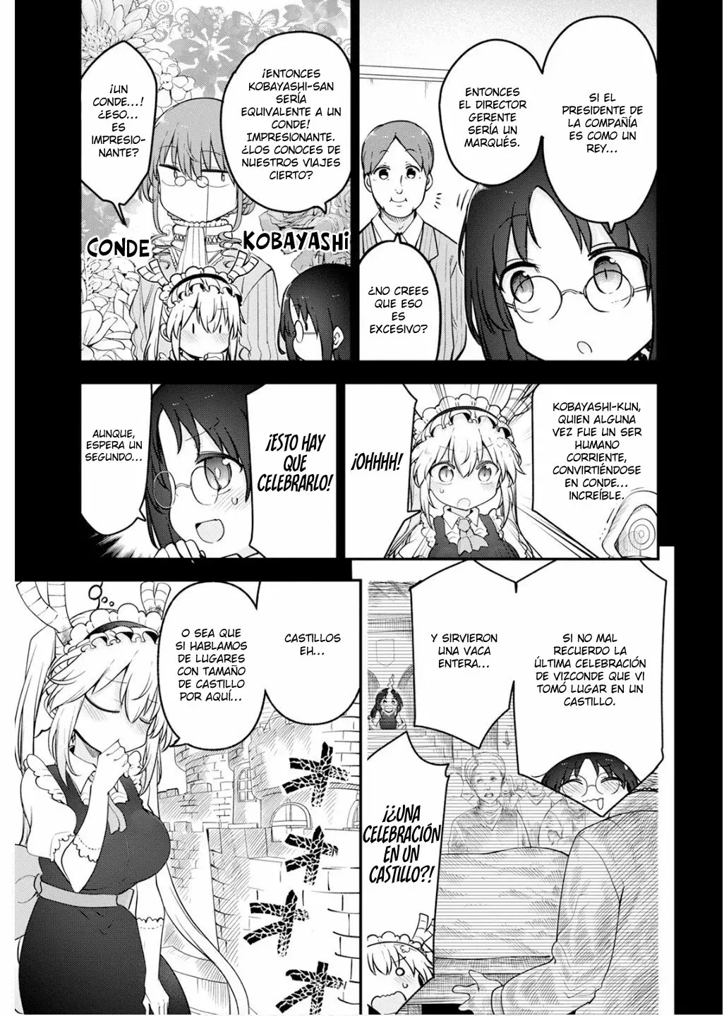 Kobayashi-san Chi no Maid Dragon Capítulo 162 - Página 4 en español