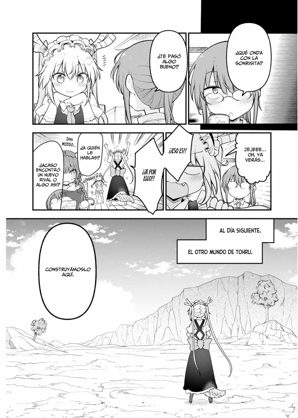 Kobayashi-san Chi no Maid Dragon Capítulo 162 - Página 6 en español