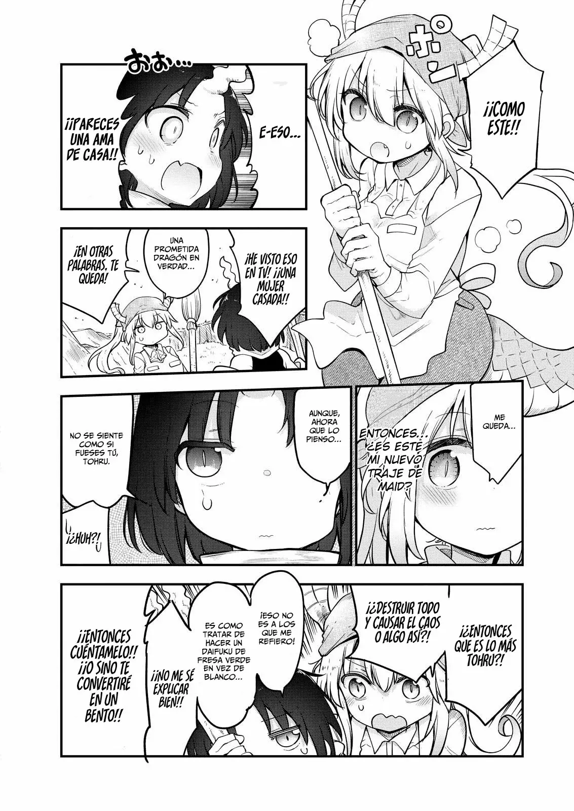 Kobayashi-san Chi no Maid Dragon Capítulo 164 - Página 10 en español