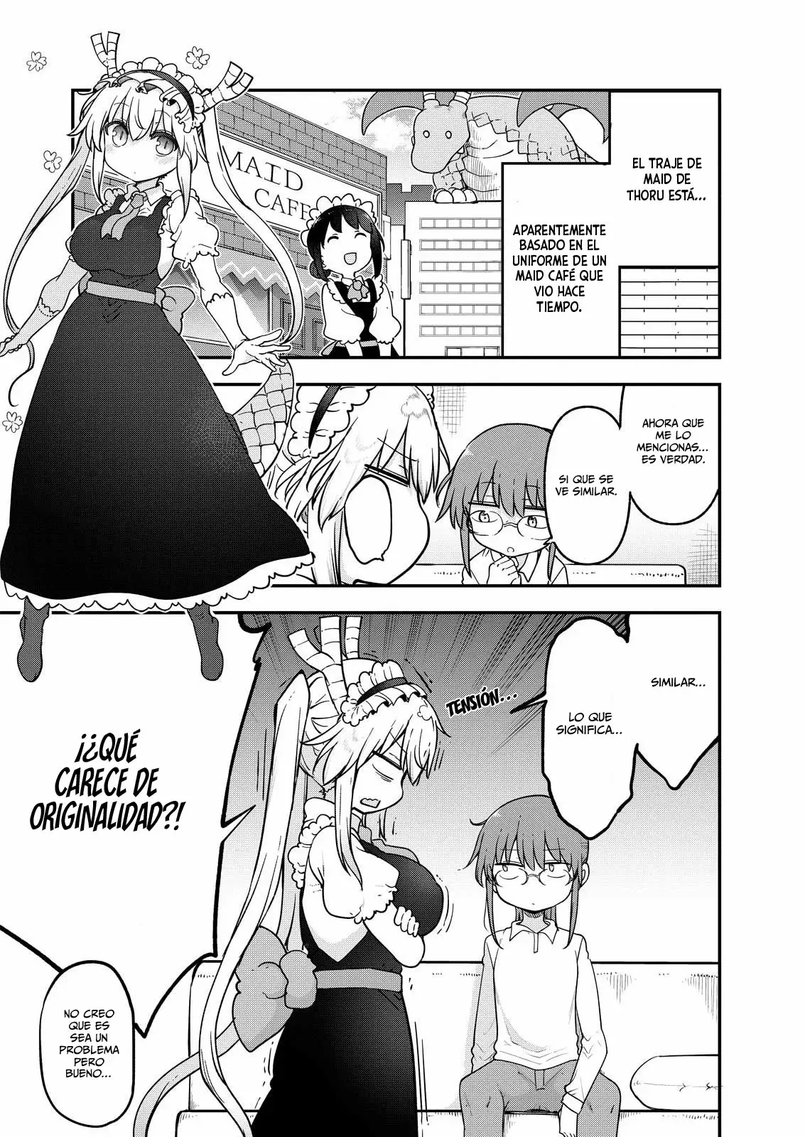 Kobayashi-san Chi no Maid Dragon Capítulo 164 - Página 3 en español
