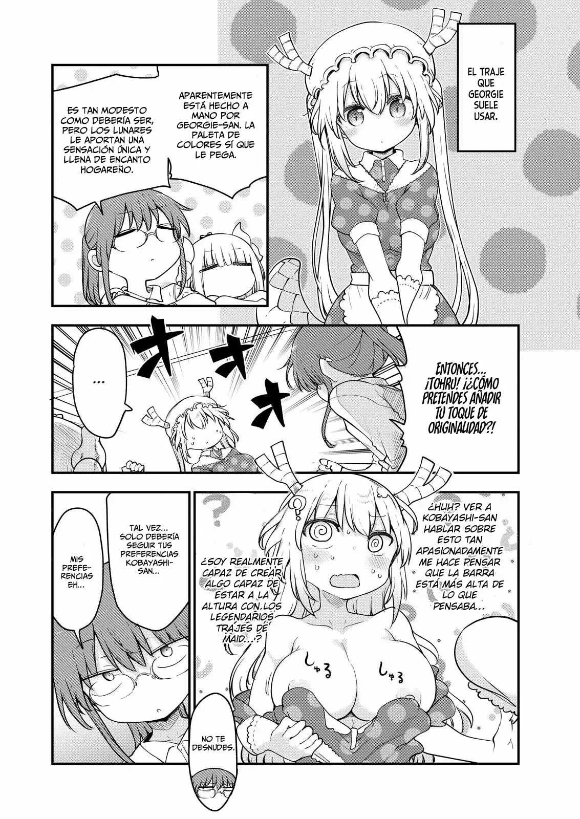 Kobayashi-san Chi no Maid Dragon Capítulo 164 - Página 7 en español