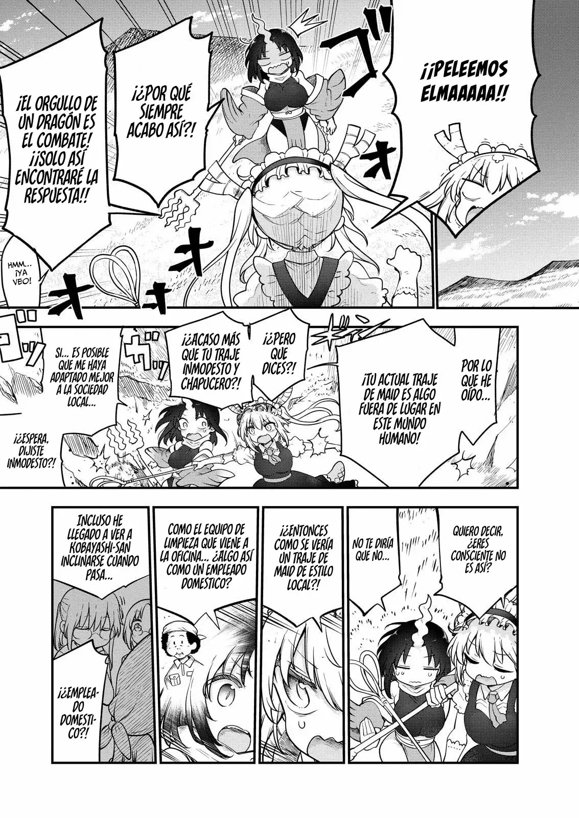Kobayashi-san Chi no Maid Dragon Capítulo 164 - Página 9 en español