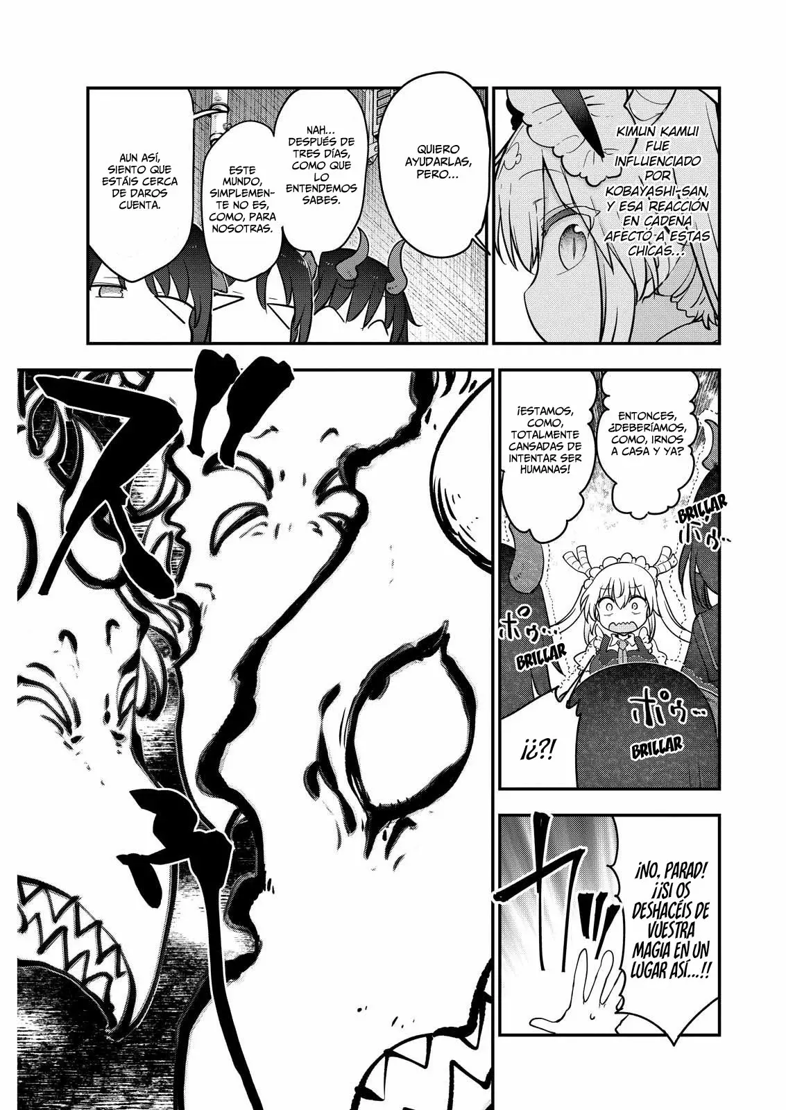 Kobayashi-san Chi no Maid Dragon Capítulo 165 - Página 12 en español