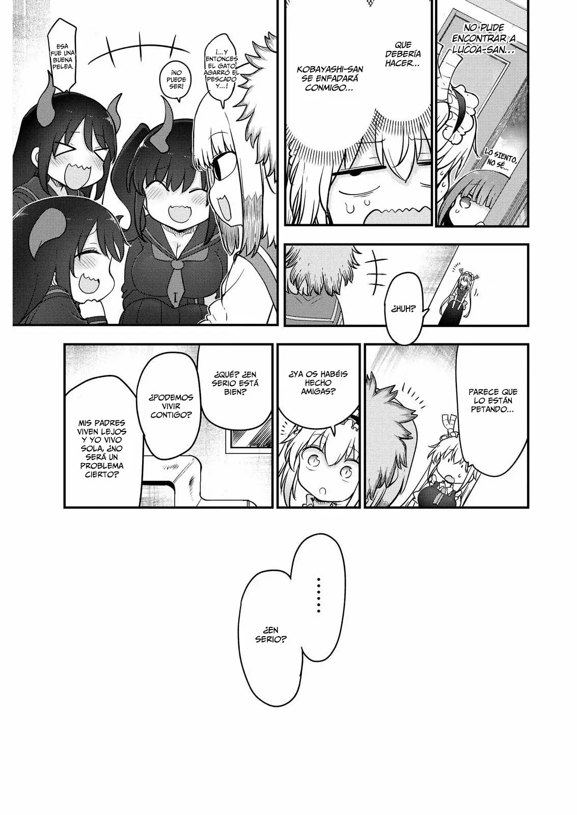 Kobayashi-san Chi no Maid Dragon Capítulo 165 - Página 14 en español