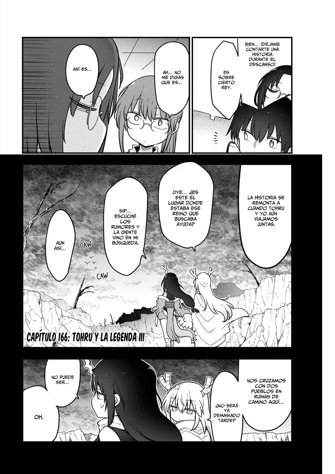 Kobayashi-san Chi no Maid Dragon Capítulo 166 - Página 3 en español