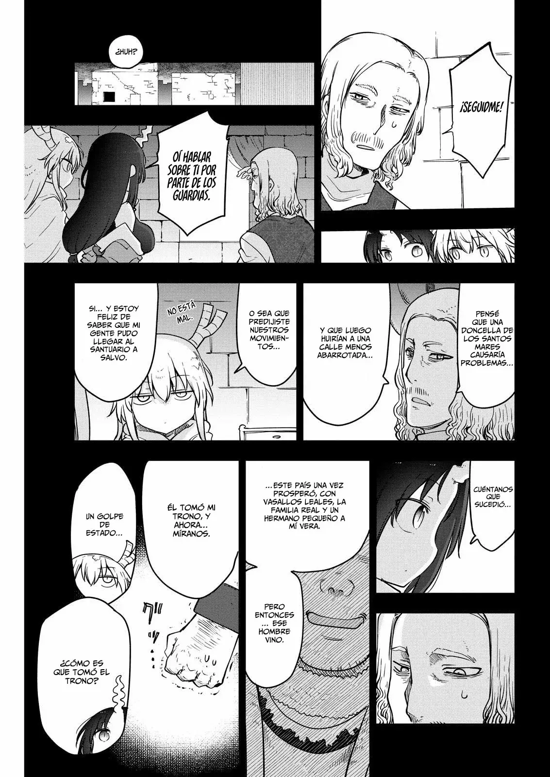 Kobayashi-san Chi no Maid Dragon Capítulo 166 - Página 8 en español