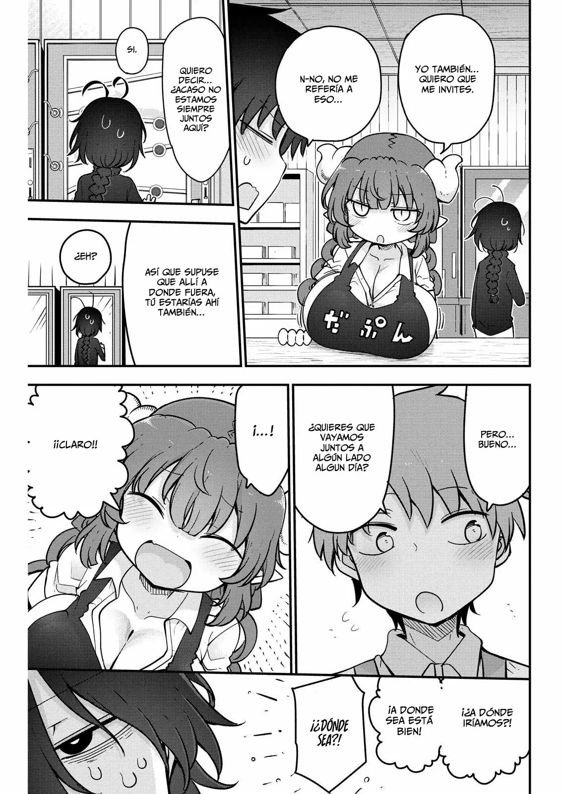 Kobayashi-san Chi no Maid Dragon Capítulo 167 - Página 10 en español