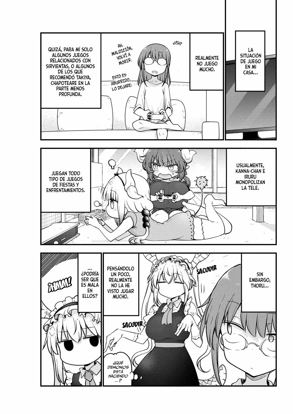 Kobayashi-san Chi no Maid Dragon Capítulo 170 - Página 4 en español