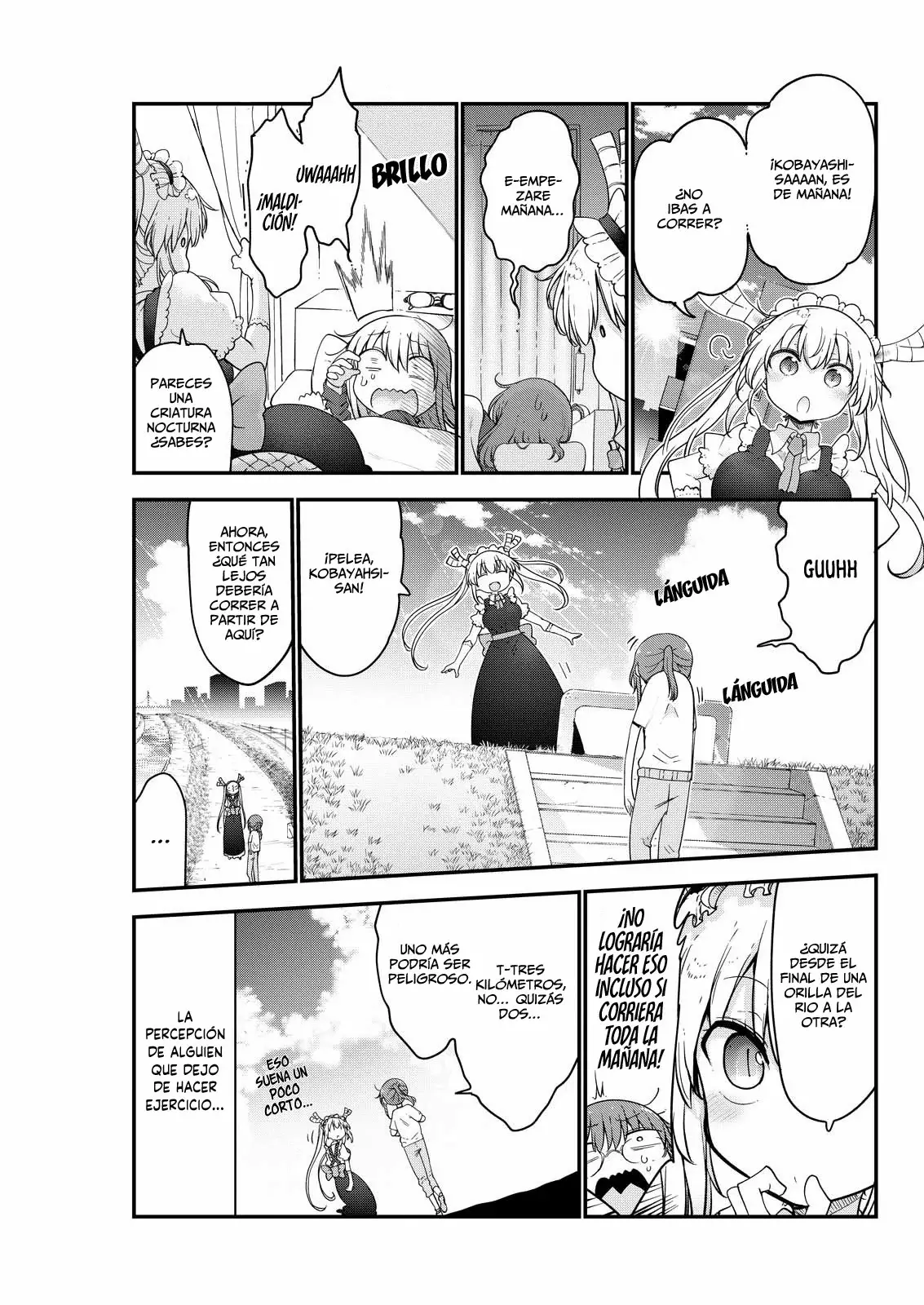 Kobayashi-san Chi no Maid Dragon Capítulo 171 - Página 4 en español