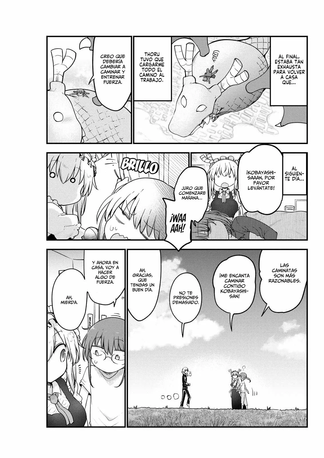 Kobayashi-san Chi no Maid Dragon Capítulo 171 - Página 6 en español