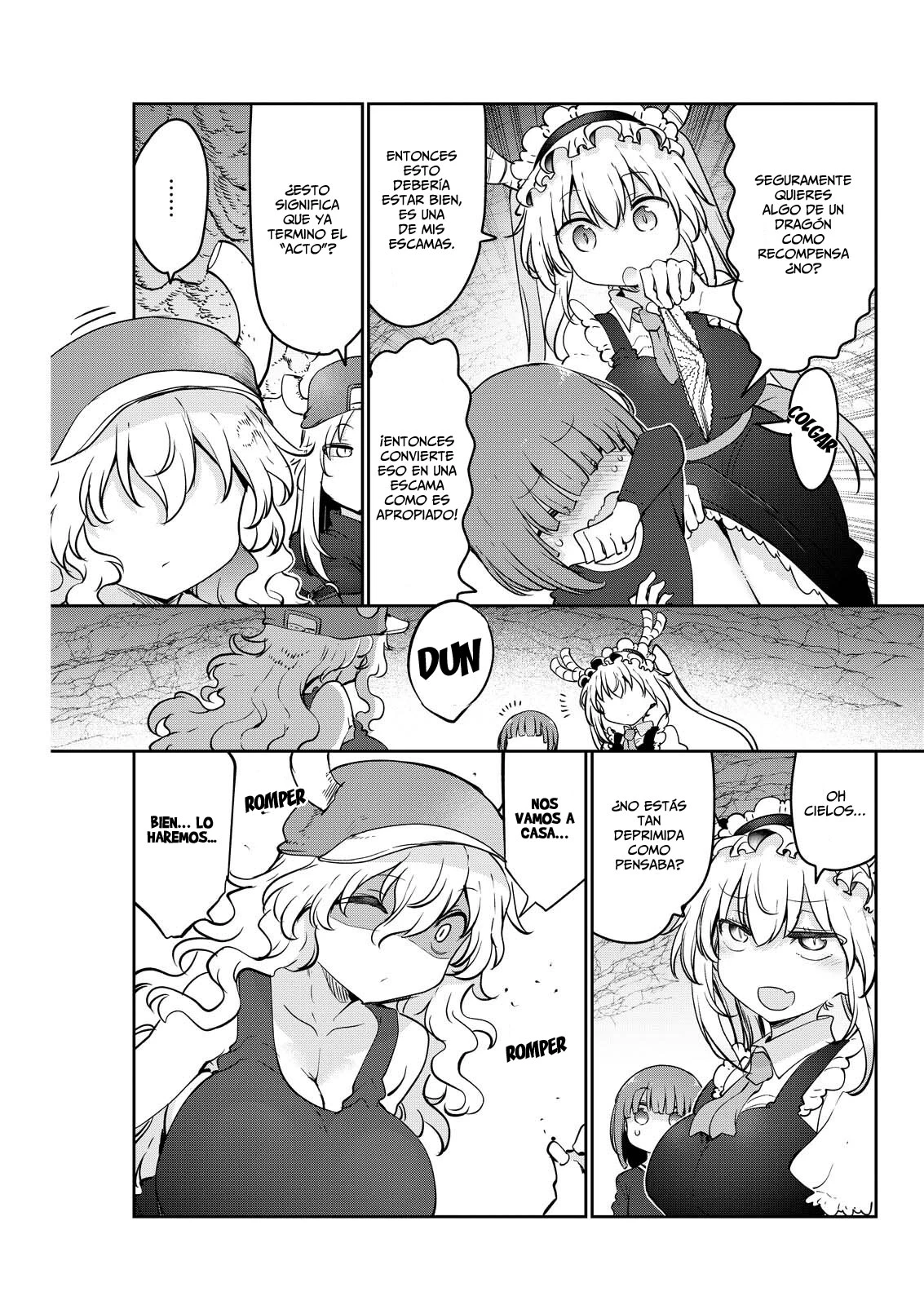 Kobayashi-san Chi no Maid Dragon Capítulo 175 - Página 12 en español