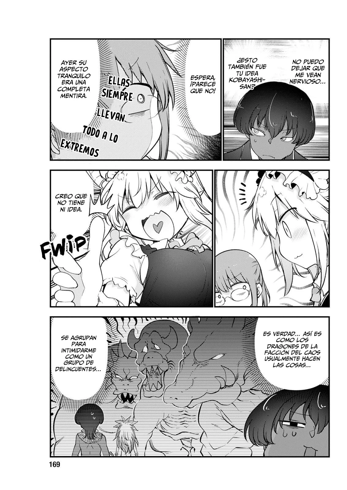 Kobayashi-san Chi no Maid Dragon Capítulo 186 - Página 10 en español