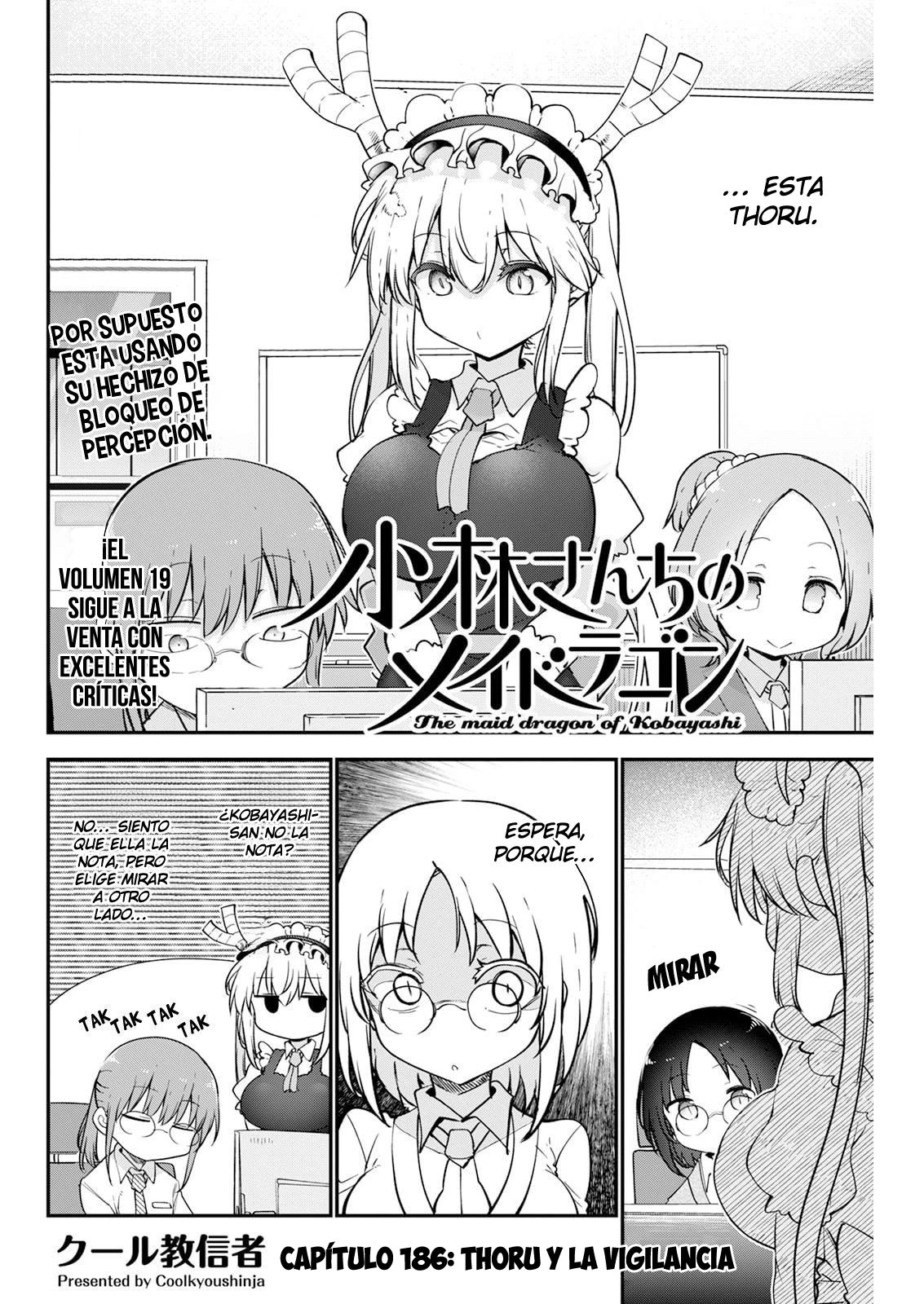 Kobayashi-san Chi no Maid Dragon Capítulo 186 - Página 3 en español