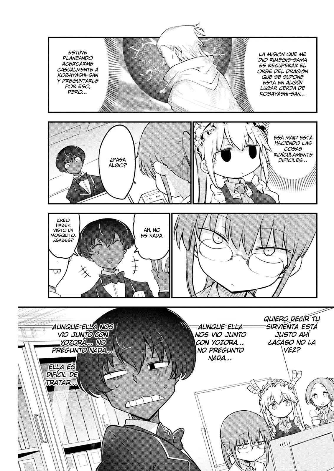 Kobayashi-san Chi no Maid Dragon Capítulo 186 - Página 8 en español