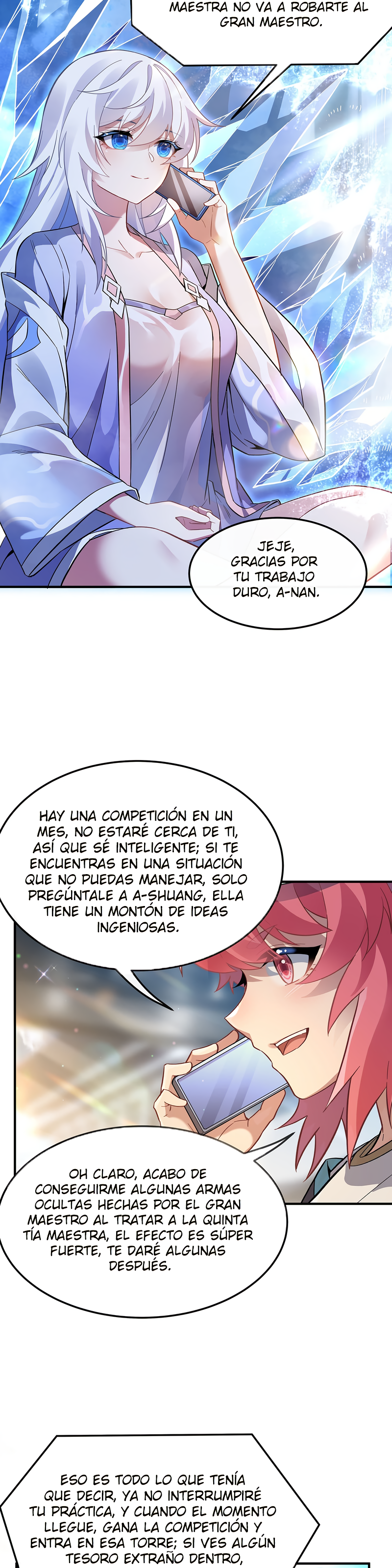 Mis Aprendices Femeninas en el Futuro serán Peces Gordos Capítulo 266 - Página 8 en español