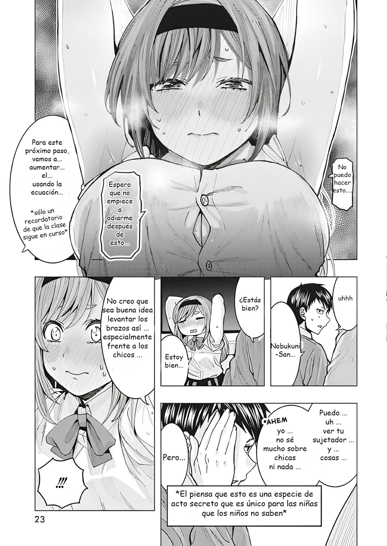 Tonari no Nobukuni-san wa Ore no Koto ga Suki na Ki ga Suru Capítulo 1 - Página 12 en español