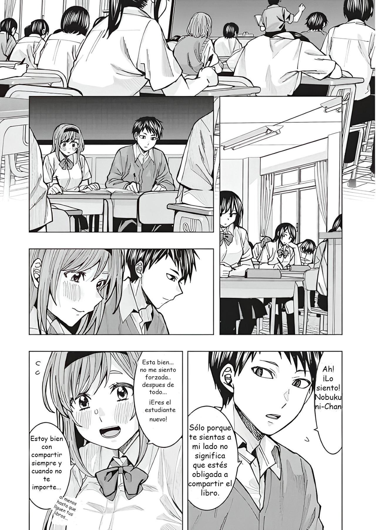Tonari no Nobukuni-san wa Ore no Koto ga Suki na Ki ga Suru Capítulo 1 - Página 5 en español