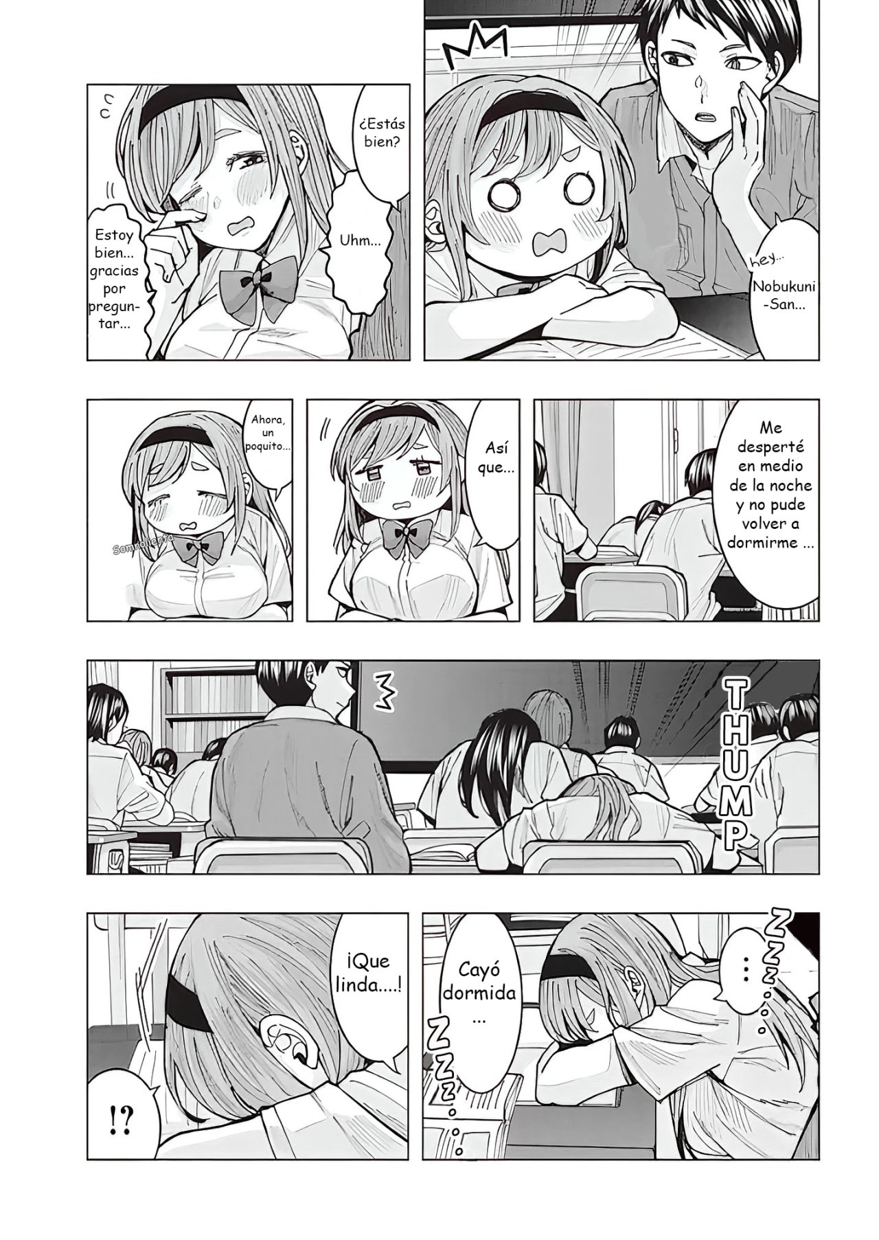 Tonari no Nobukuni-san wa Ore no Koto ga Suki na Ki ga Suru Capítulo 2 - Página 4 en español