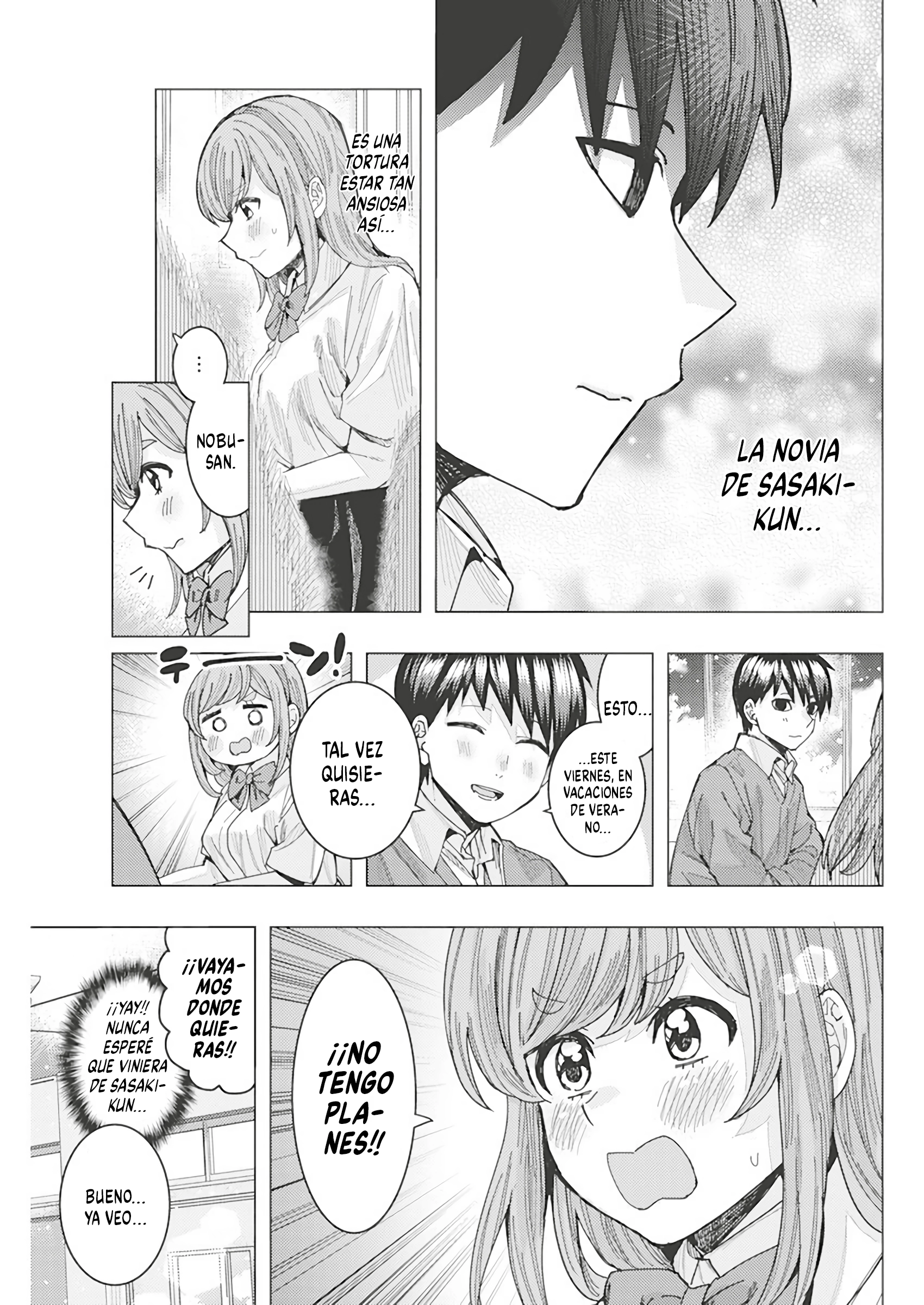 Tonari no Nobukuni-san wa Ore no Koto ga Suki na Ki ga Suru Capítulo 49 - Página 7 en español