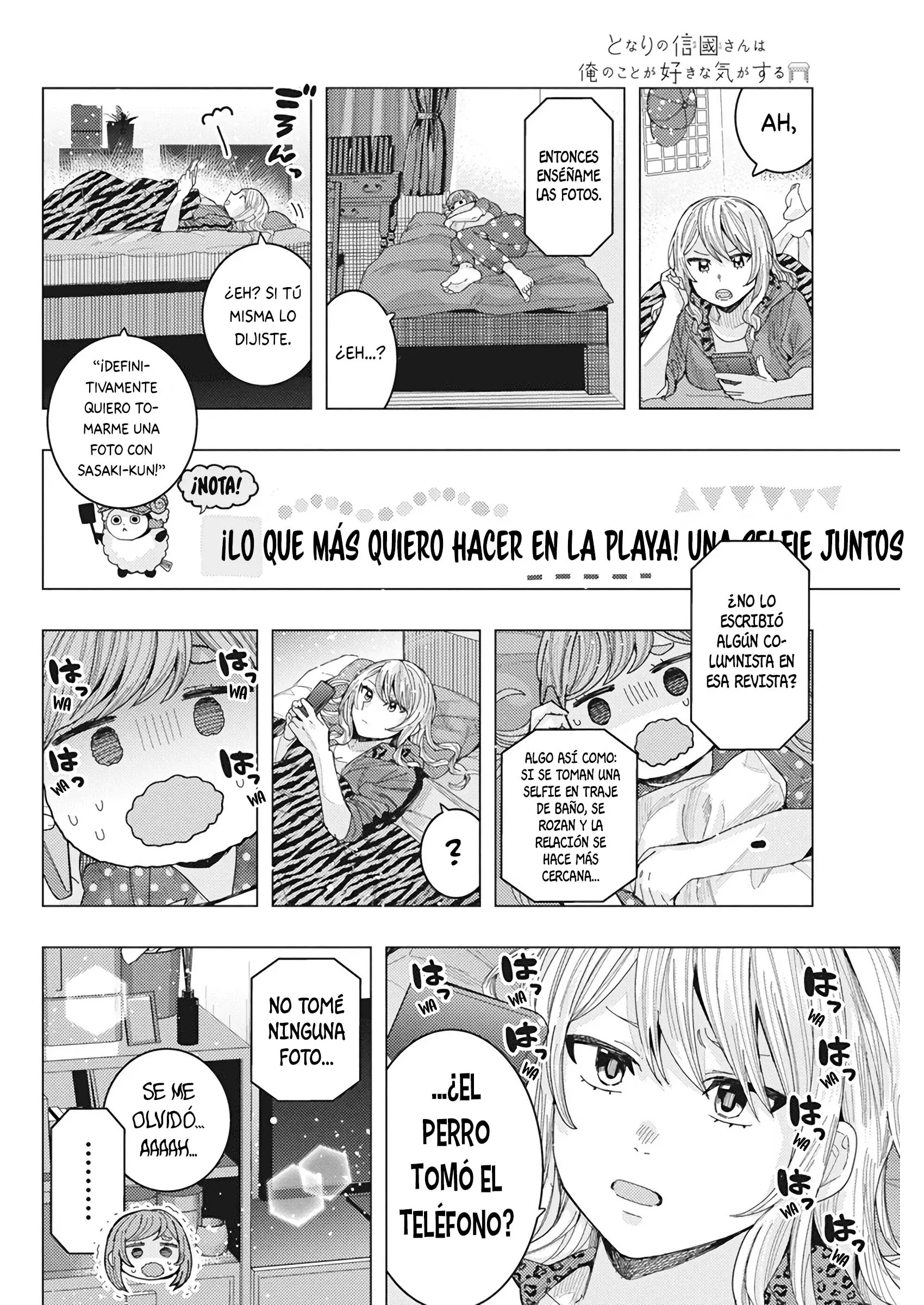 Tonari no Nobukuni-san wa Ore no Koto ga Suki na Ki ga Suru Capítulo 57 - Página 11 en español