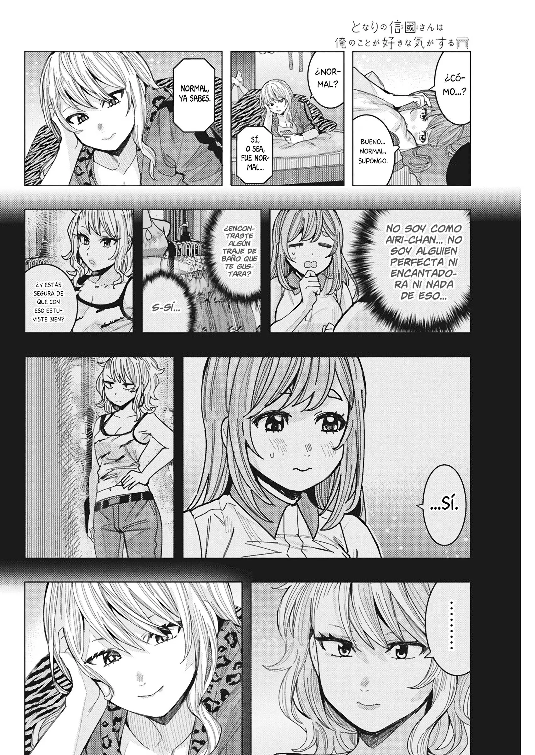 Tonari no Nobukuni-san wa Ore no Koto ga Suki na Ki ga Suru Capítulo 57 - Página 9 en español