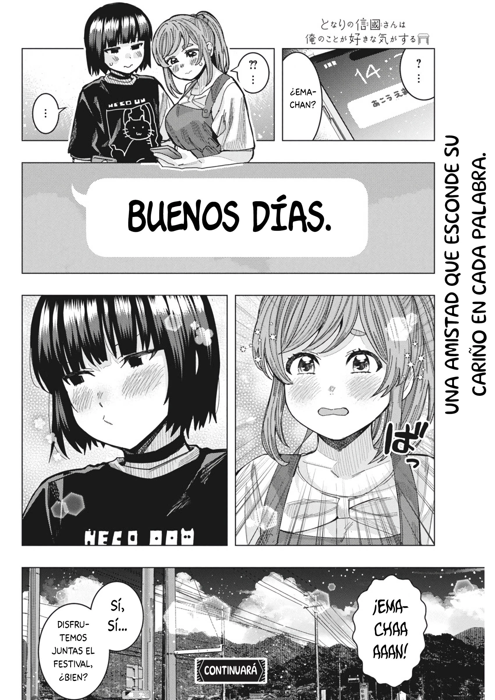 Tonari no Nobukuni-san wa Ore no Koto ga Suki na Ki ga Suru Capítulo 58 - Página 16 en español
