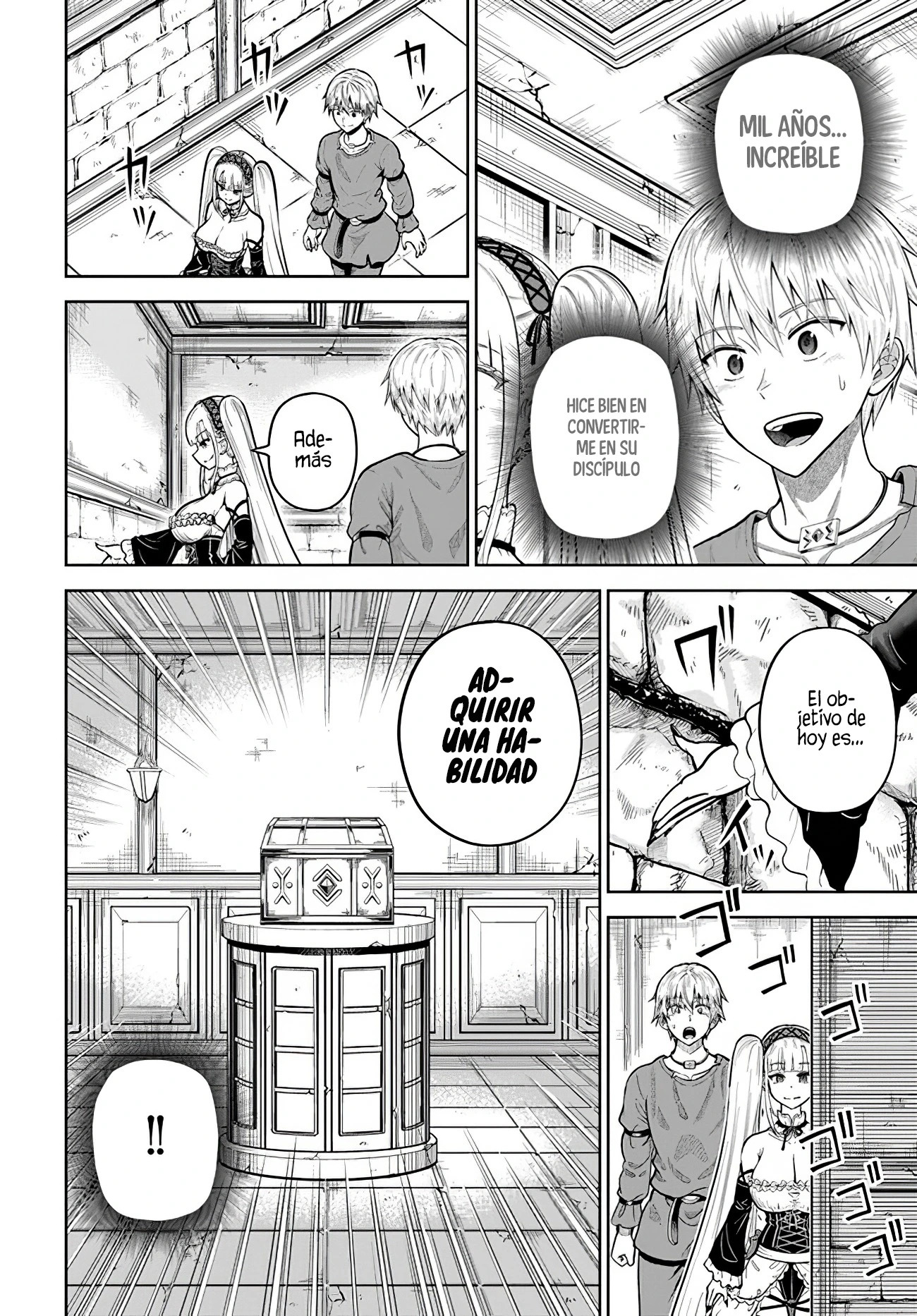 Dungeon ni Hisomu Yandere na Kanojo ni Ore wa Nando mo Korosareru Capítulo 10.1 - Página 10 en español
