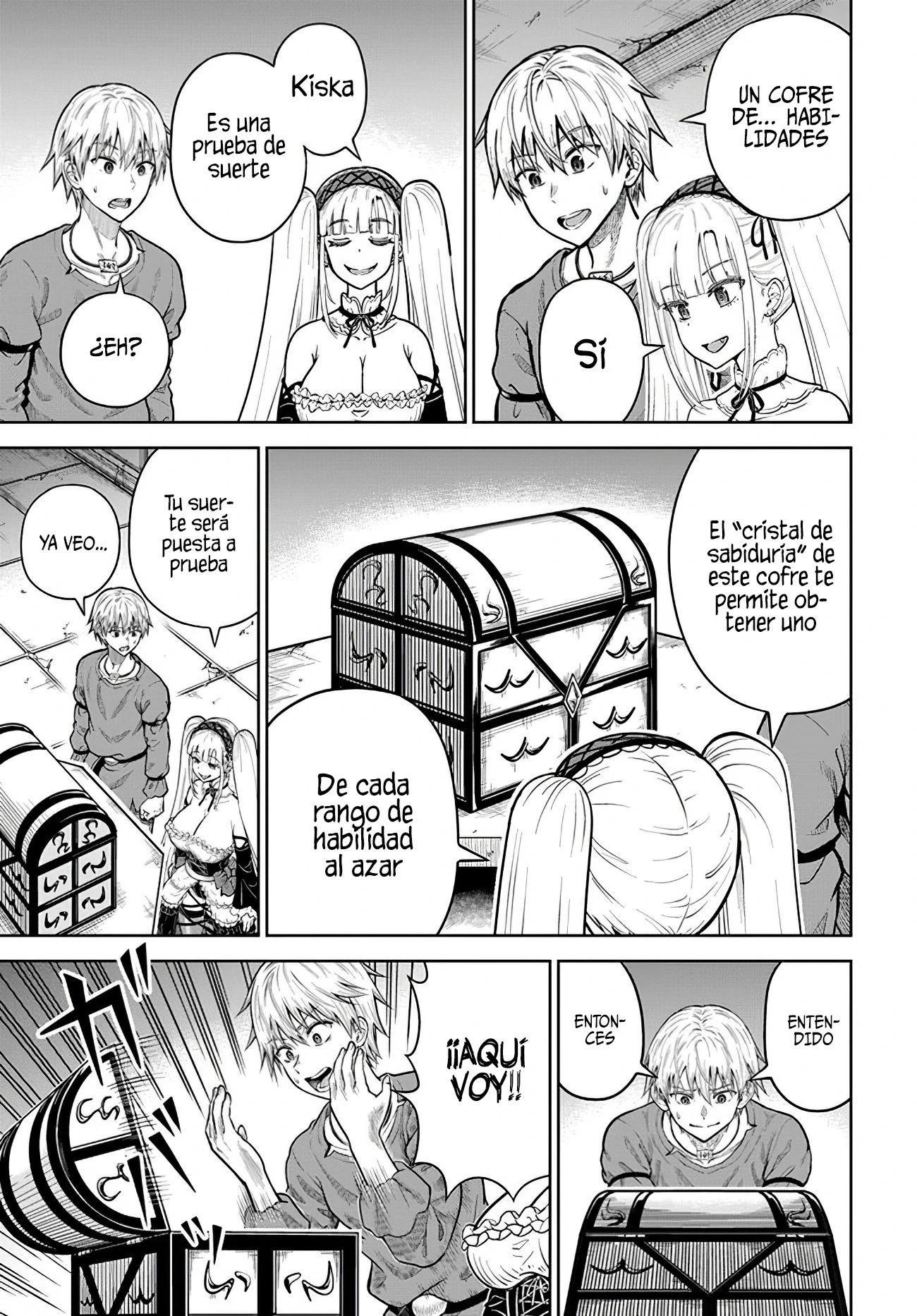 Dungeon ni Hisomu Yandere na Kanojo ni Ore wa Nando mo Korosareru Capítulo 10.1 - Página 17 en español